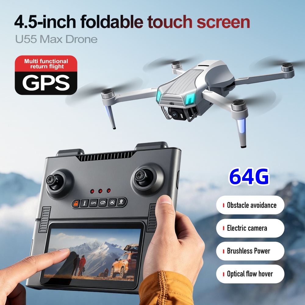 Дрон NCZOBOE U55 с профессиона – обзор и цена Drone Gimbal 2 Axis