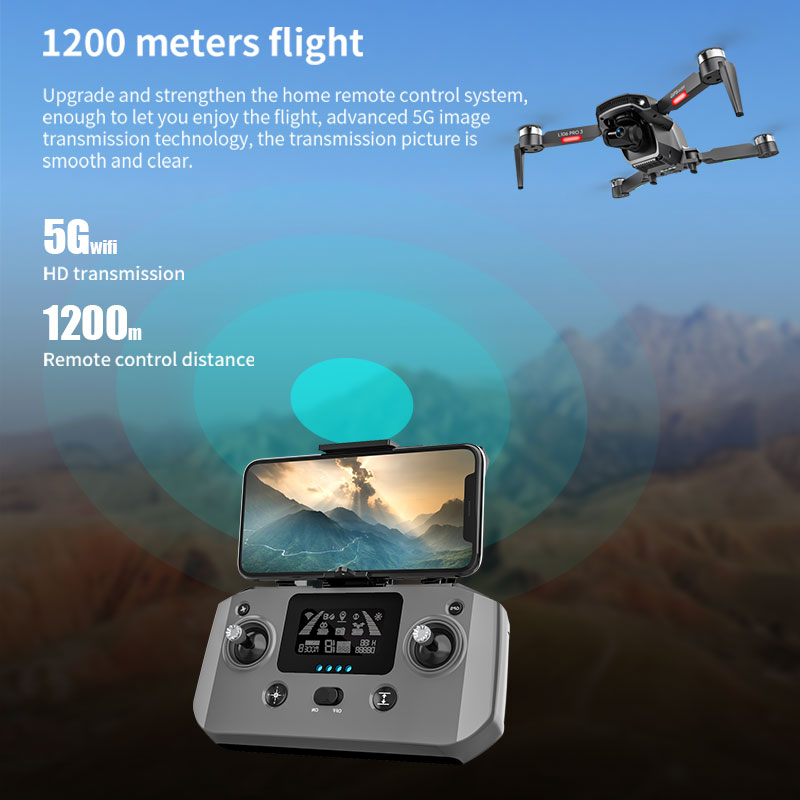 L106 Pro 3 Дрон 5G WIFI FPV Ск – обзор и цена Drone Gimbal 2 Axis