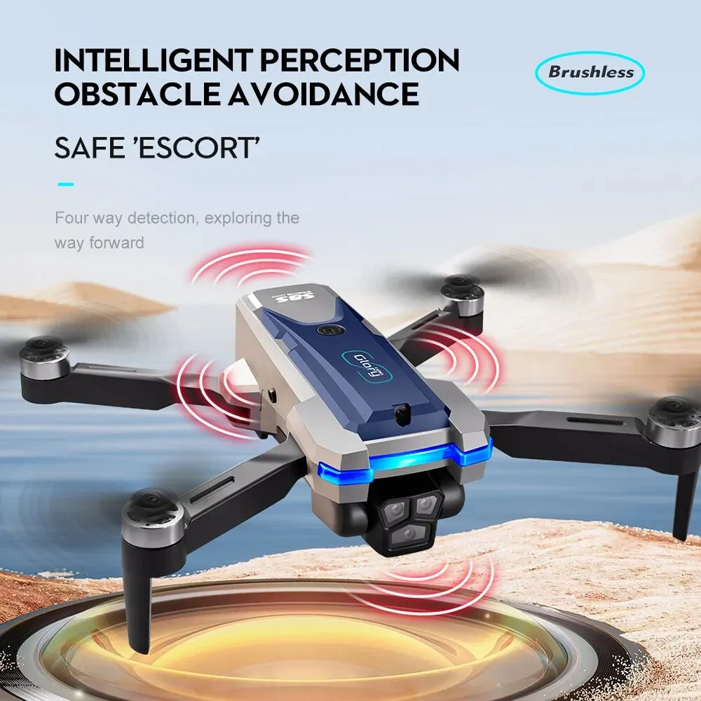 Складной Квадрокоптер S8S, GPS – обзор и цена Drone Gimbal Brushless